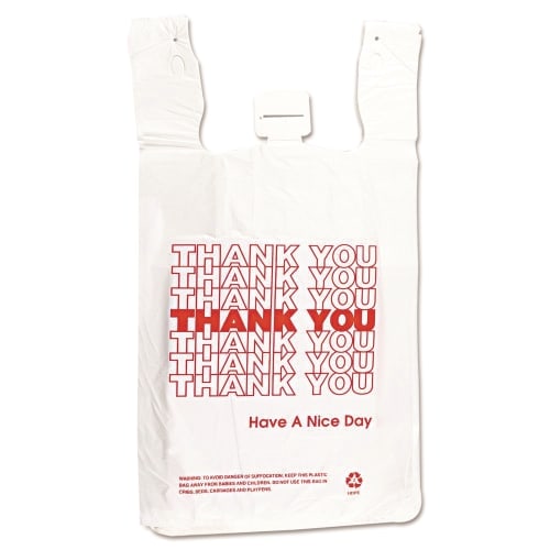 Plastic "Thank You" Bags